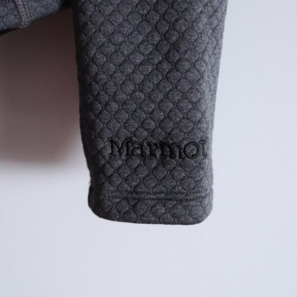 Marmot Women's Sz XS Quilted Annie Turtleneck Kangaroo Pocket Pullover Sweater - Picture 9 of 14